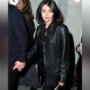 Vintage 90s‎ leather jacket